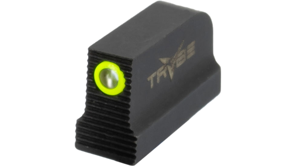 TRYBE Defense High Glow 3-Dot Tritium Night Sights for Glock 17/19/22/23/24/26/27/33/34/35/37/38/39/42/43 P320/P365, Mid, Black, 3DTSG-MD