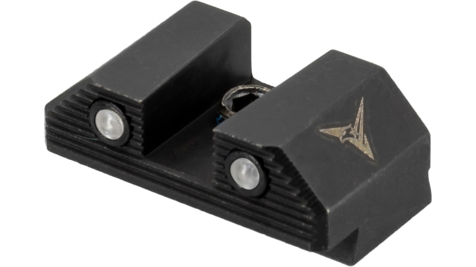 TRYBE Defense High Glow 3-Dot Tritium Night Sights for Glock 17/19/22/23/24/26/27/33/34/35/37/38/39/42/43 P320/P365, Standard, Black, 3DTSG-ST