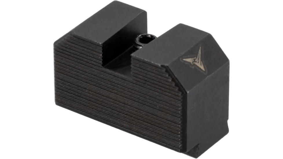 TRYBE Defense High Glow Fiber Optic Night Sights for Glock 17/19/22/23/24/26/27/33/34/35/37/38/39/42/43 &amp; SIG P320/P365, Suppressor, Black, FOSG-SUP