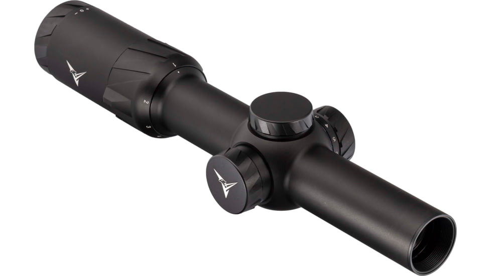 TRYBE Optics 1-6x24mm Rifle Scope, 30mm Tube, SFP, BDC Reticle, Black, TRORS1-6x24-BL