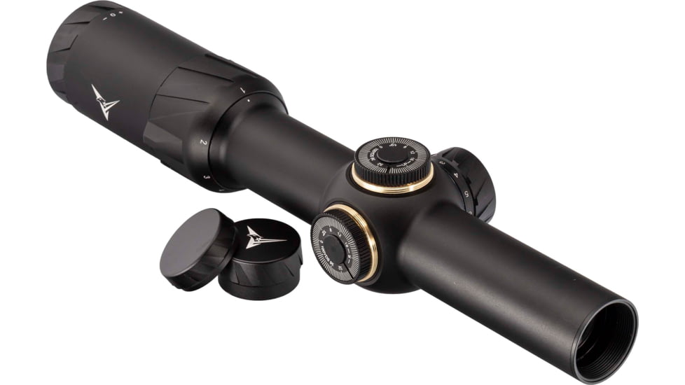 TRYBE Optics SLED LPVO 1-8x24mm Rifle Scope, 30mm Tube, SFP, BDC Reticle, Black, TRORS1-8x24-BL