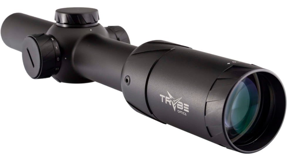 TRYBE Optics SLED LPVO 1-8x24mm Rifle Scope, 30mm Tube, SFP, BDC Reticle, Black, TRORS1-8x24-BL