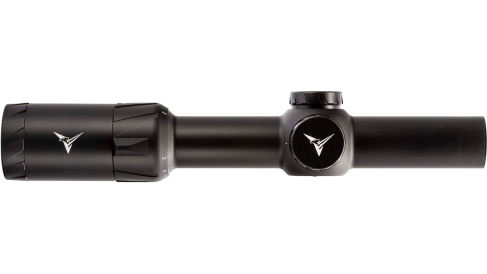 TRYBE Optics SLED LPVO 1-8x24mm Rifle Scope, 30mm Tube, SFP, BDC Reticle, Black, TRORS1-8x24-BL