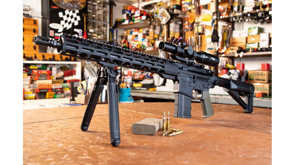 TRYBE Optics 1-8x24mm Rifle Scope, Magpul MOE-K Grip, Primary Arms 30mm PLx Cantilever Mount