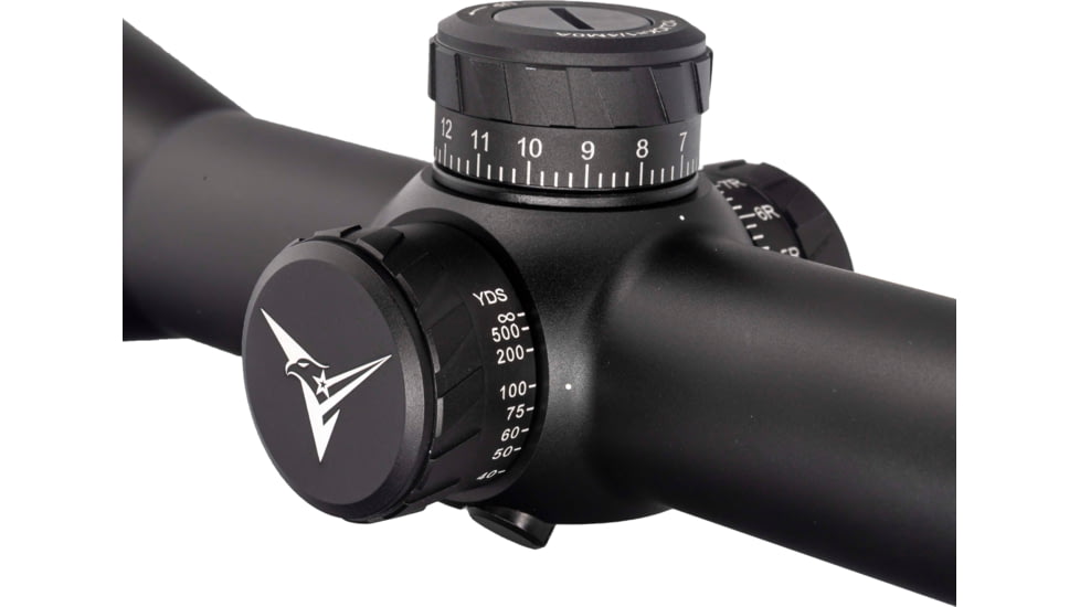 TRYBE Optics HIPO Rifle Scope, 3-18x50mm, 30 mm Tube, FFP, PLR-25 MOA Reticle, Black, TRORS3-18x50FFP-BL