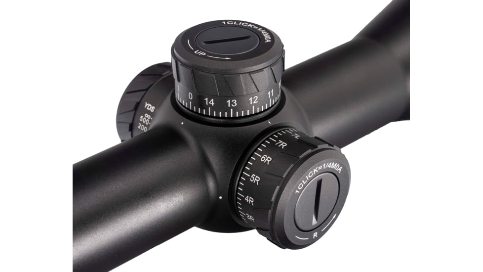 TRYBE Optics HIPO Rifle Scope, 3-18x50mm, 30 mm Tube, FFP, PLR-25 MOA Reticle, Black, TRORS3-18x50FFP-BL