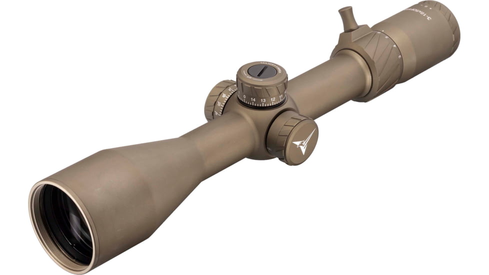 TRYBE Optics HIPO Rifle Scope, 3-18x50mm, 30 mm Tube, FFP, PLR-25 MOA Reticle, Flat Dark Earth, TRORS3-18x50FFP-FDE