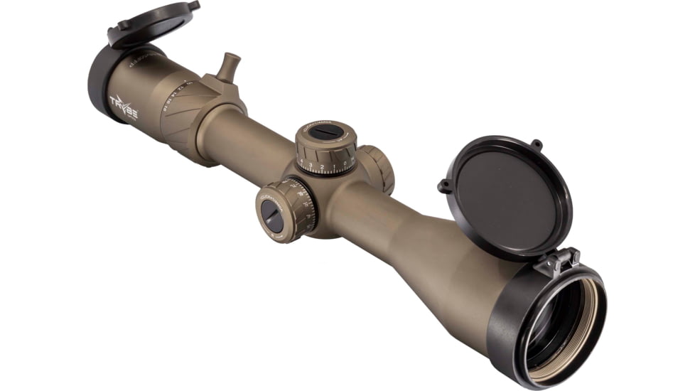TRYBE Optics HIPO Rifle Scope, 3-18x50mm, 30 mm Tube, FFP, PLR-25 MOA Reticle, Flat Dark Earth, TRORS3-18x50FFP-FDE