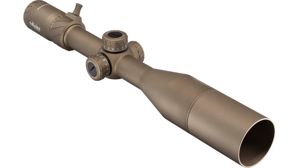 TRYBE Optics HIPO Rifle Scope, 3-18x50mm, 30 mm Tube, FFP, PLR-25 MOA Reticle, Flat Dark Earth, TRORS3-18x50FFP-FDE