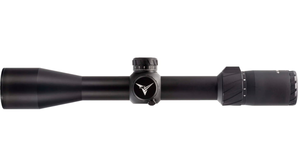 TRYBE Optics HIPO Rifle Scope, 4-16x44mm, 30 mm Tube, FFP, PLR-25 MOA Reticle, Black, TRORS4-16x44FFP-BL