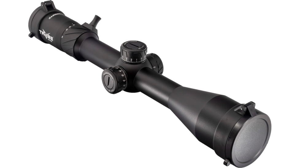 TRYBE Optics HIPO Rifle Scope, 6-24x50mm, 30mm Tube, FFP, PLR-25 MOA Reticle, Black, TRORS6-24x50FFP-BL