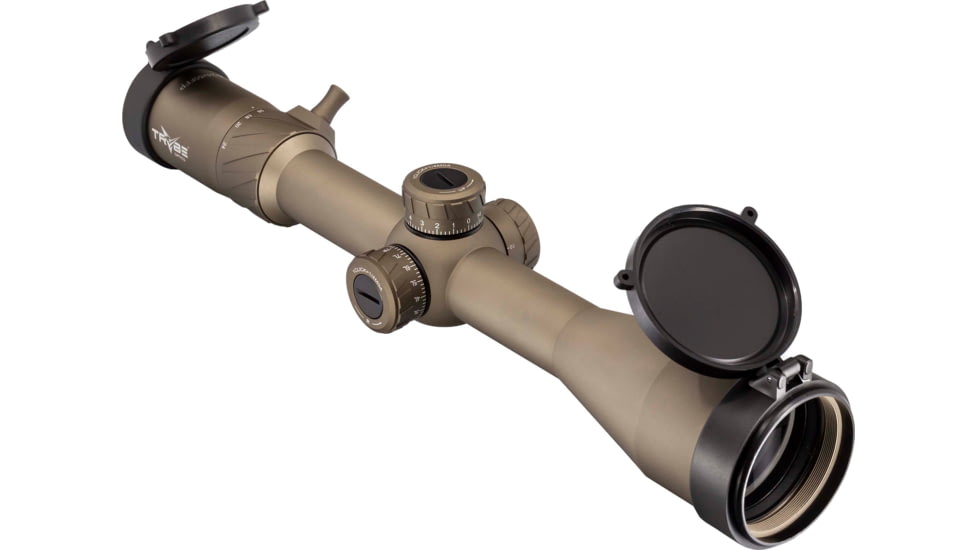 TRYBE Optics HIPO Rifle Scope, 6-24x50mm, 30mm Tube, FFP, PLR-25 MOA Reticle, Flat Dark Earth, TRORS6-24x50FFP-FDE