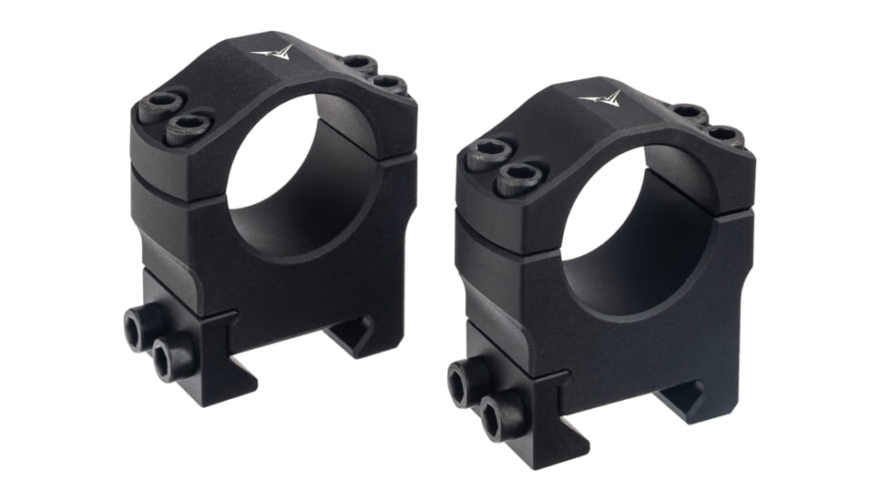 TRYBE Optics Advanced Scope Rings, Tube Dia 1in, Medium, Black, TROHERNG1M