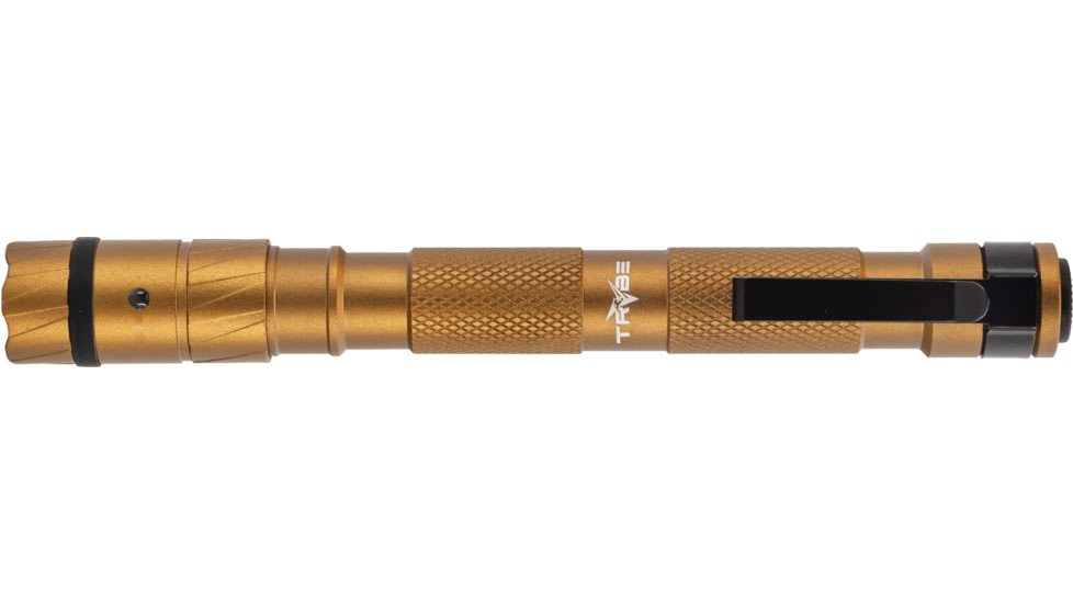 TRYBE Optics Mini Lithium Ion 500 Lumen Rechargeable Handheld Flashlight, Gold, MINI1K-GLD