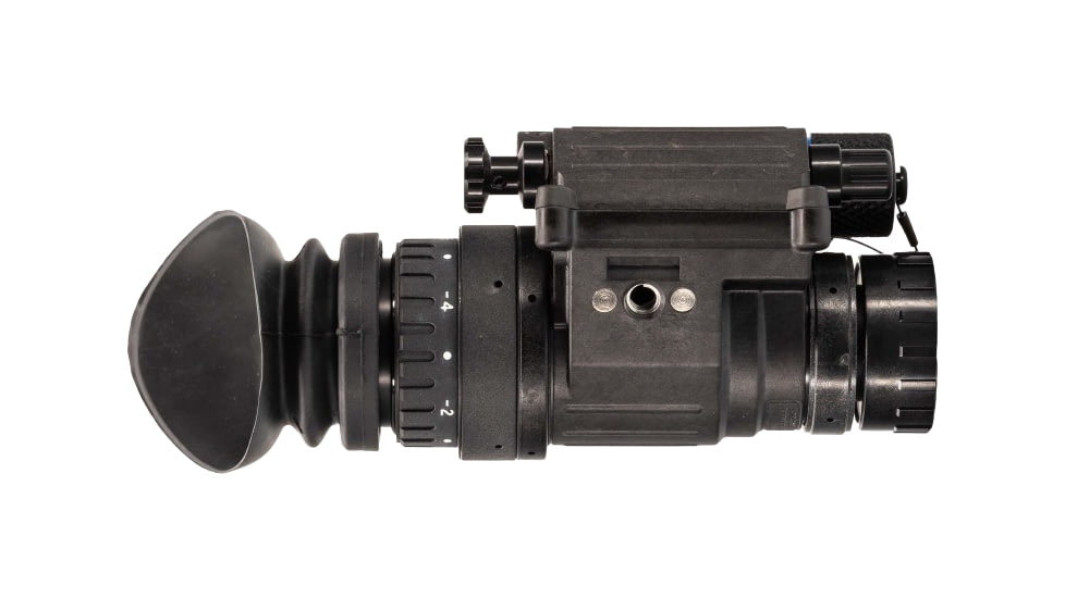 TRYBE Optics PVS-14 1x Night Vision Monocular, Gen 3, White Phosphor, Min 1600 FOM, 64-81 lp/mm, High Performance, Black, TRYBEPVS14WHR