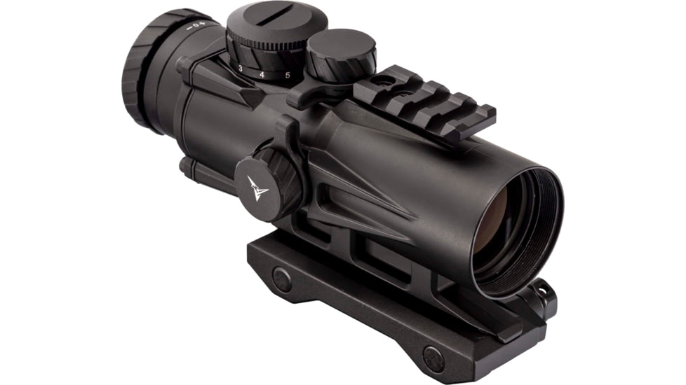 TRYBE Optics 3x32mm Compact Prism Scope Red Dot Sight, 32mm Tube, Black, TRO3XPRISM-BL