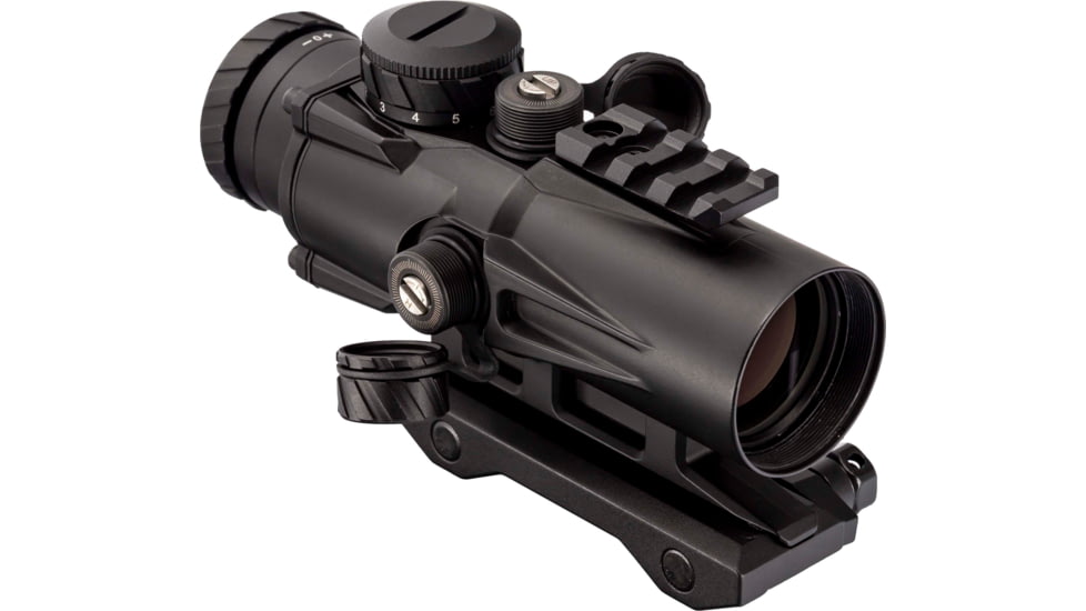 TRYBE Optics 3x32mm Compact Prism Scope Red Dot Sight, 32mm Tube, Black, TRO3XPRISM-BL