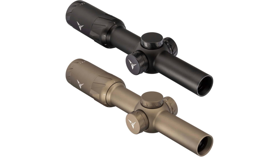 TRYBE Optics SLED LPVO 1-6x24mm 30mm Tube Second Focal Plane Rifle Scope, Black, Flat Dark Earth
