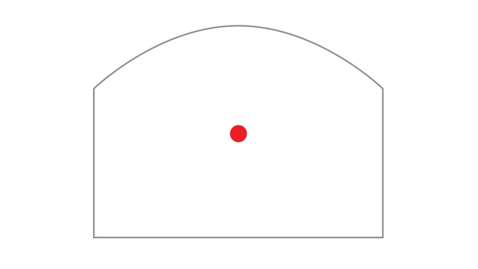 U.S. Optics Dynamic Reflex Sight, 2 MOA, Matte Black, Small, DRS