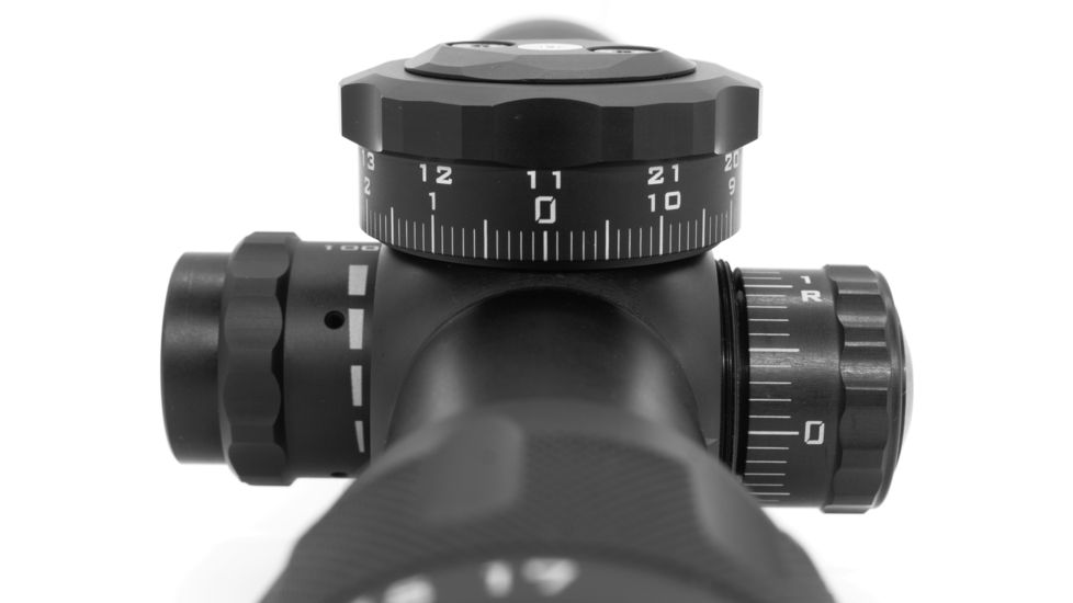 U.S. Optics FDN-10X Rifle Scope, 1.8-10x40mm, 34mm Tube, FFP, MOA Scale Type 1 Reticle, 1/10 MIL Elevation/ Windage Adjustment, Black, Small, FDN 10X MOA
