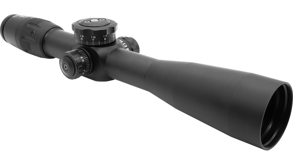 U.S. Optics FDN-17X Rifle Scope, 3.2-17x50mm, 34mm Tube, FFP, IGR Reticle, 1/4 IPHY Elevation/ Windage Adjustment, Black, Medium, FDN 17X IGR