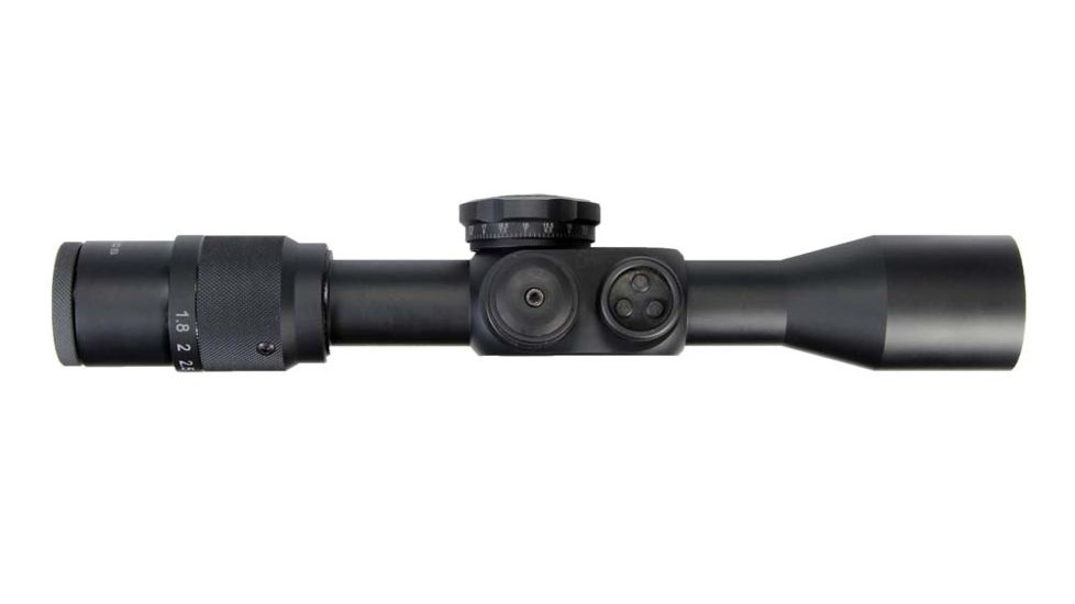 U.S. Optics MR-10 Mil GAP FFP Illuminated Reticle 1.8-10x37mm Rifle Scope, Matte Black, N/A MR-10MIL