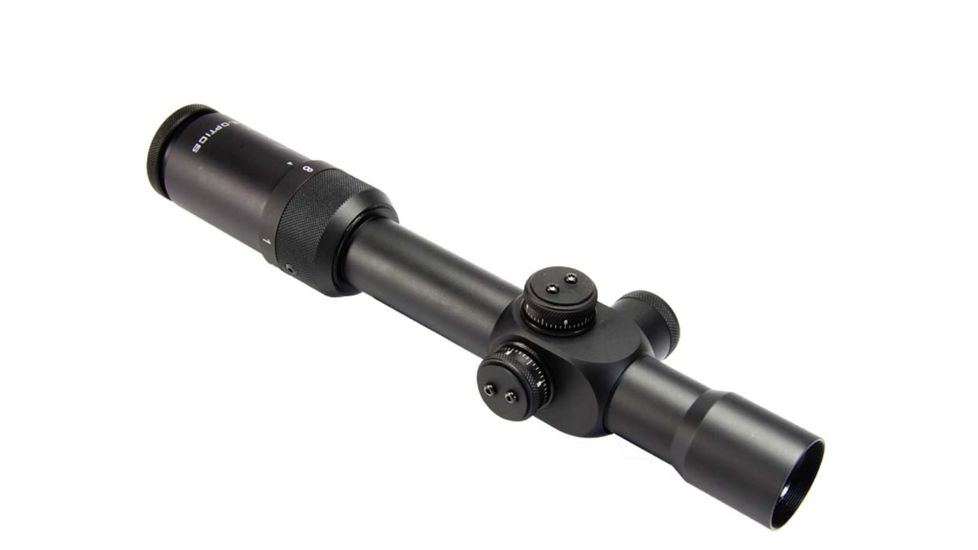 U.S. Optics SR-8C Horus Vision H50  FFP Illuminated Reticle 1-8x27mm Rifle Scope, Matte Black, N/A SR-8C-H50