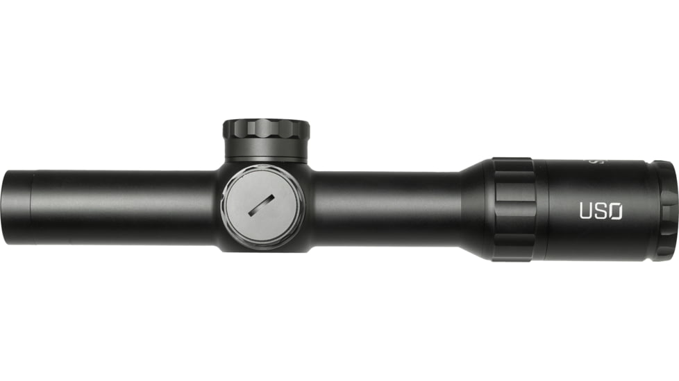 U.S. Optics SXR 1-6x28mm LPVO 34 mm Tube Rifle Scope, Second Focal Plane, Simple Crosshair Reticle, Matte Black, SXR 1-6 SFP