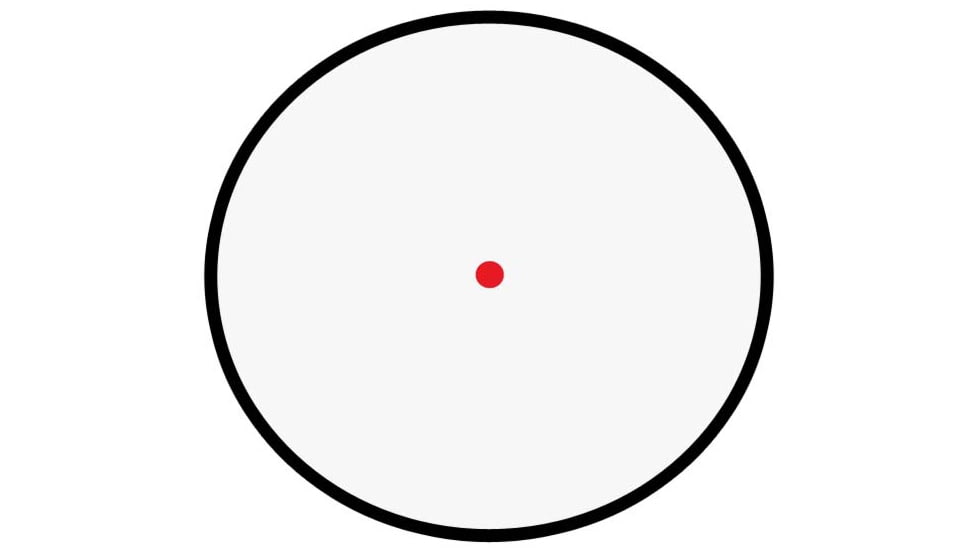 U.S. Optics TSR-1 Red Dot Sight, 5 MOA Dot, 1x, Black, Small, TSR-1