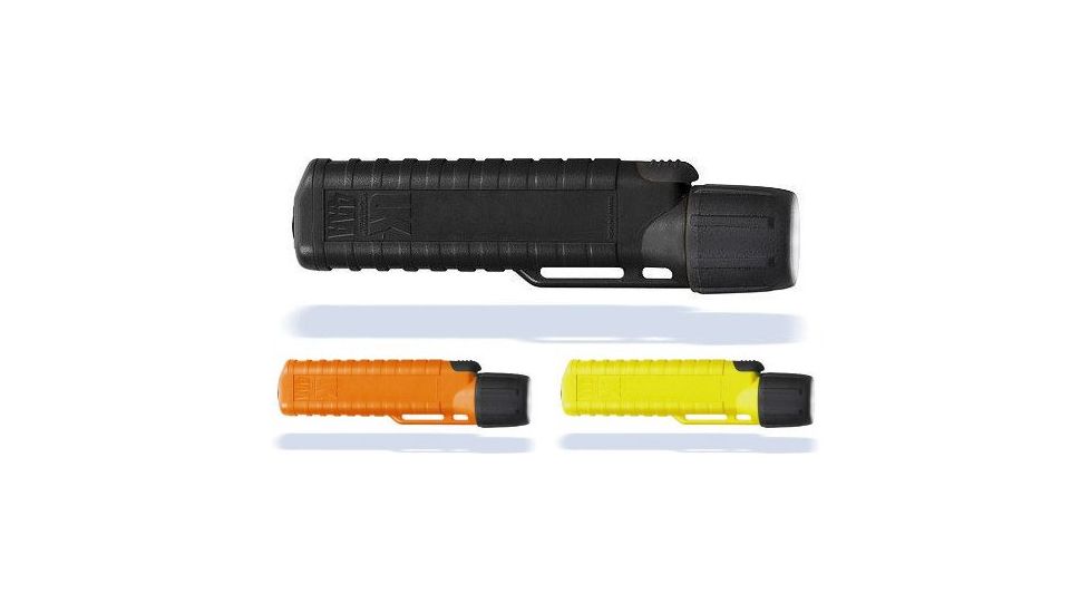 UK International Underwater Kinetics 4AA Lights, Black, Orange, Safety Yellow