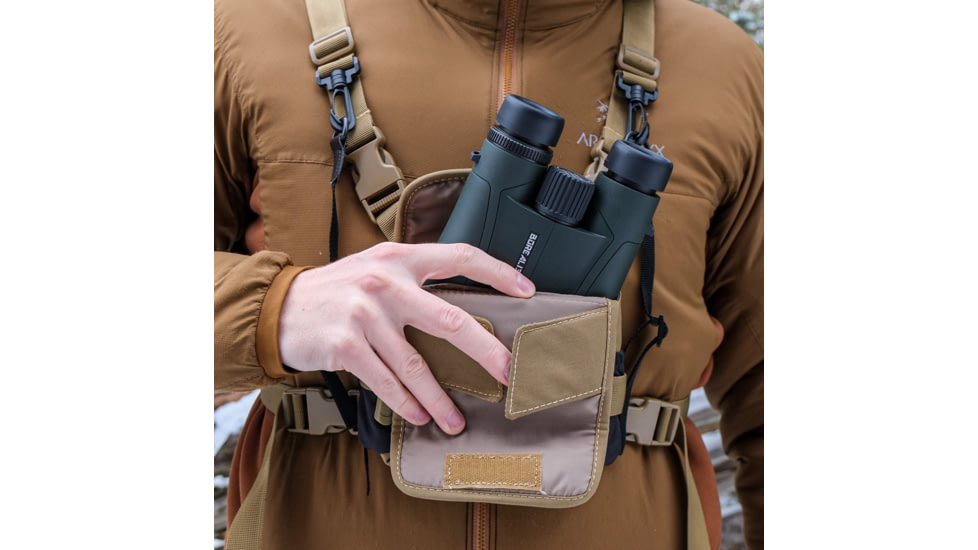 Ulfhednar 10x42mm ED Incl Carrier Binocular, Green, BORE-1042