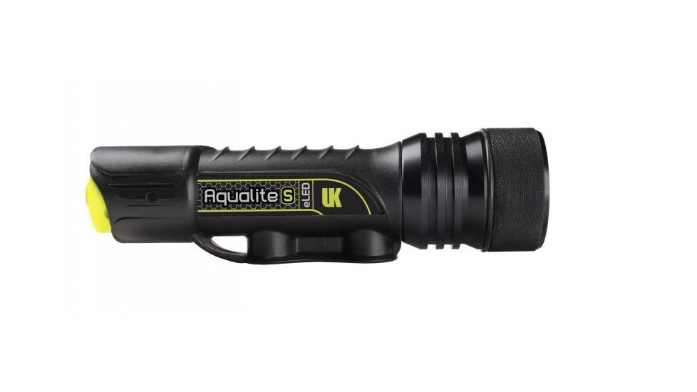 Underwater Kinetics Aqualite S 90o Rechargeable Waterproof Dive Light,500 Lumens,Black 12515