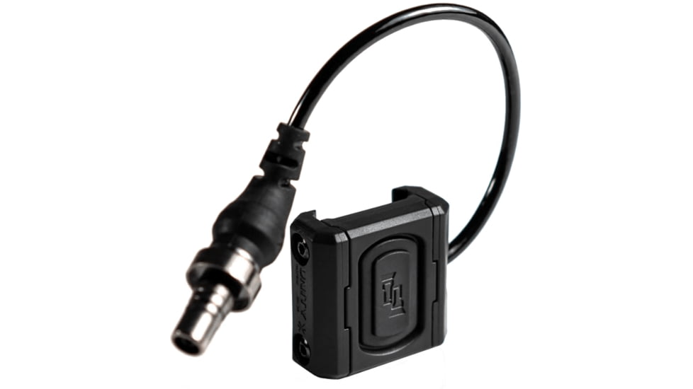 Unity Tactical Modbutton Lite Single Lead Surefire 4.5in Switch, Fits Picatinny, Anodized Finish, Black, MBLBLKSF45