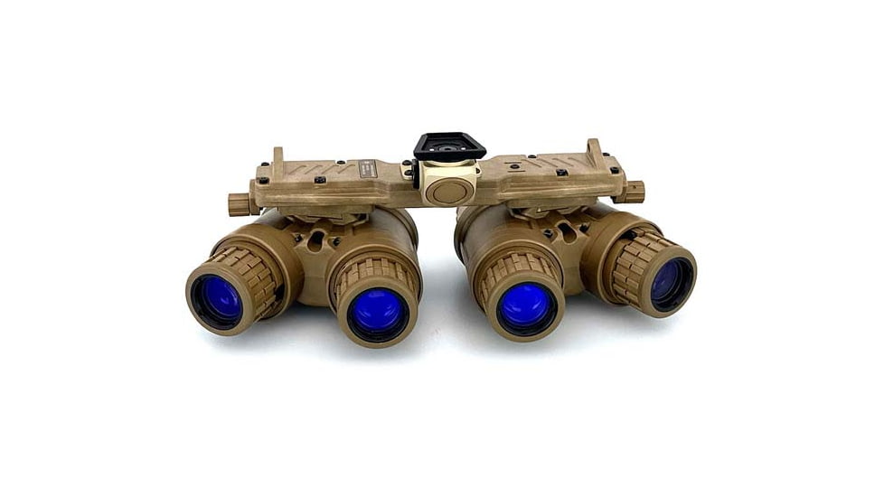 US Night Vision ARGUS Panoramic Night Vision Goggle - Gen II White Phosphor, FDE, 8x6x5in, APNVG-NNVT-WP