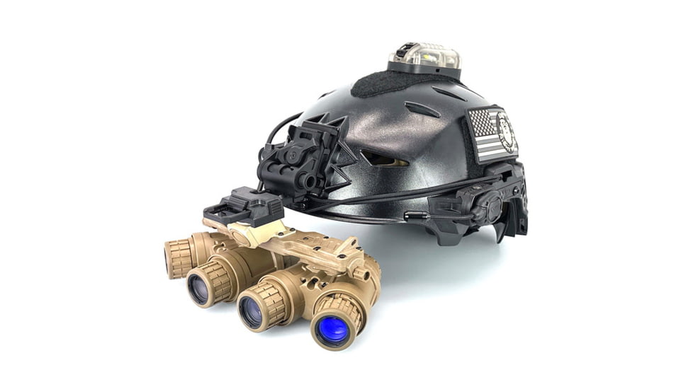 US Night Vision ARGUS Panoramic Night Vision Goggle - Gen II White Phosphor, FDE, 8x6x5in, APNVG-NNVT-WP