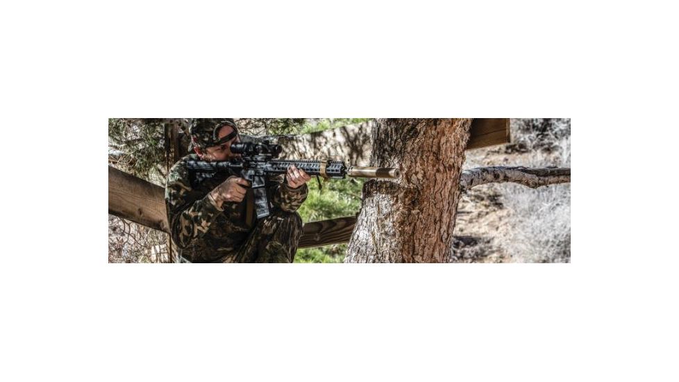 U.S. Optics SR-4C Horus Vision H50 FFP Illuminated Reticle 1-4x22mm Rifle Scope, Matte Black, SR-4C-H50