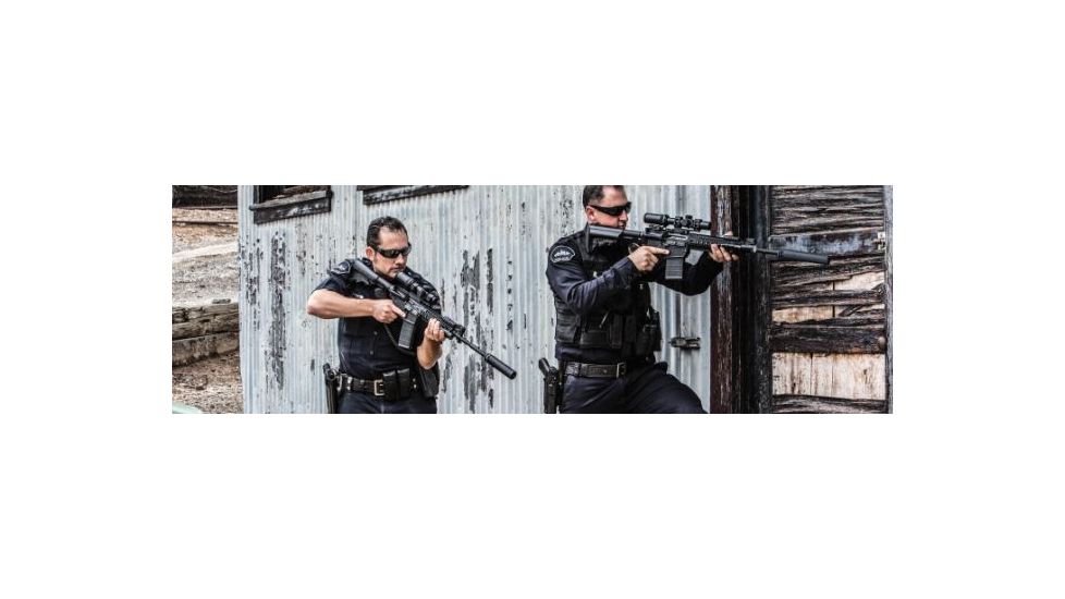 U.S. Optics SR-4C Horus Vision H50 FFP Illuminated Reticle 1-4x22mm Rifle Scope, Matte Black, SR-4C-H50