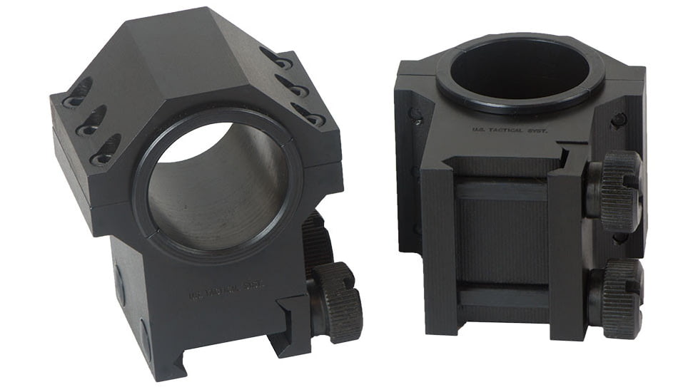 Kensight USTS McBros Double Width Steel Scope, Smooth, Black, 660-651