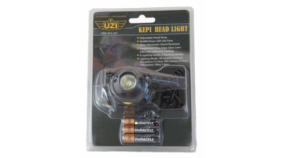 UZI Kepi Headlight 110 Lumens Cree - UZITFLZF6517