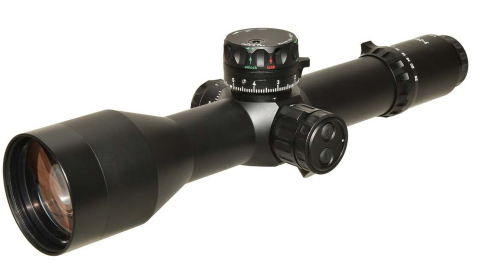 Valdada Ranger Rifle Scope, 3-25x56, 40mm Tube, First Focal Plane, Mil/Mil, Xtreme X1 Illum, Black, VAL-Tac scope 9