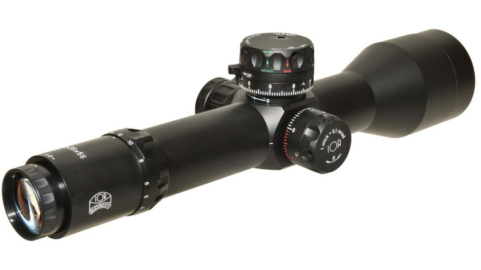 Valdada Ranger Rifle Scope, 3-25x56, 40mm Tube, First Focal Plane, Mil/Mil, Xtreme X1 Illum, Black, VAL-Tac scope 9