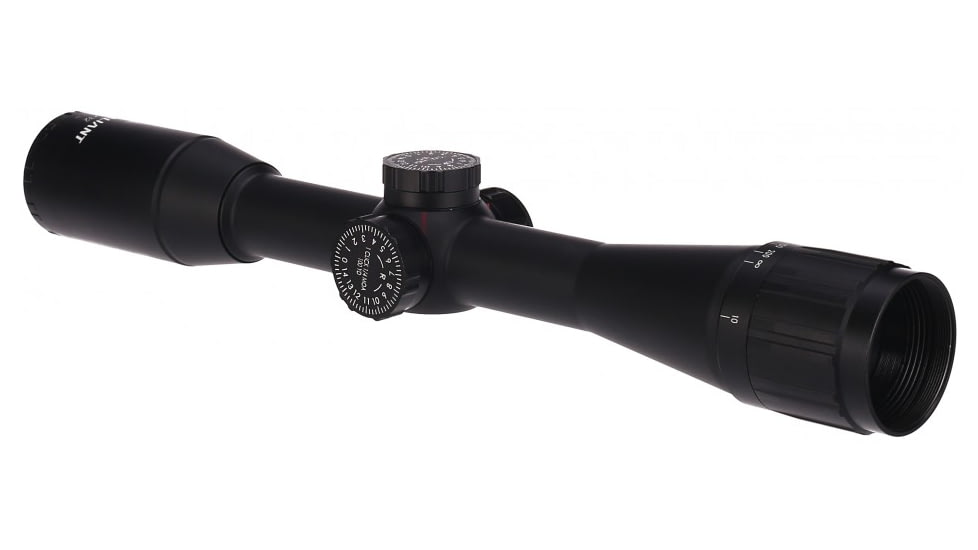 Valiant Optics Lynx Rifle Scope, 4x32mm, 1in Tube, AO SIR Mil-Dot Red Illuminated Reticle, Black, VL5001