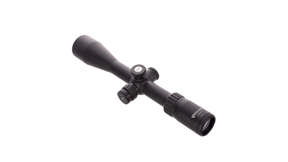 Valiant Optics Lynx Rifle Scope, 6-24x50mm, 30mm Tube, SF SIR Mil-Dot Red Illuminated Reticle, Black, VL5301