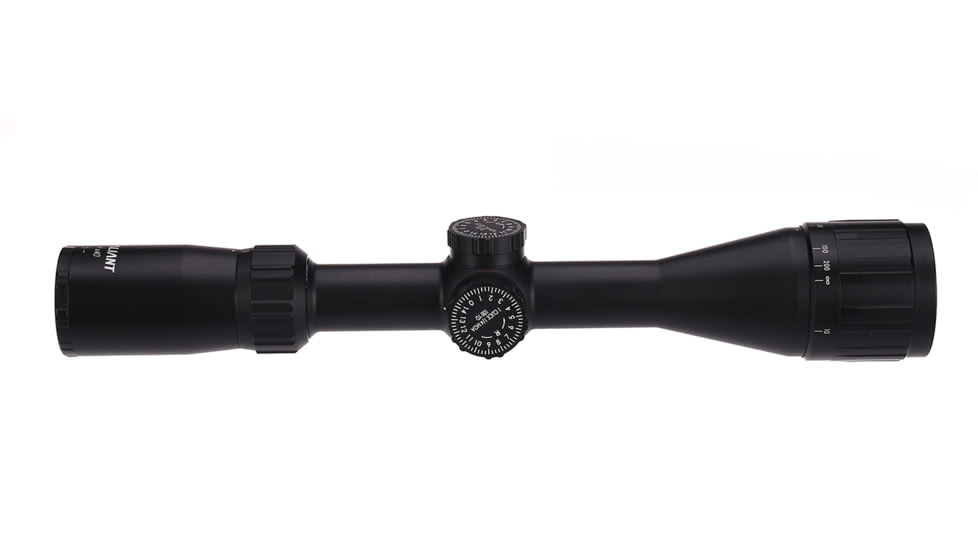 Valiant Optics Themys Rifle Scope, 3-9x40mm, 1in Tube, AO RAQ Red Illuminated Reticle, Black, VL4201