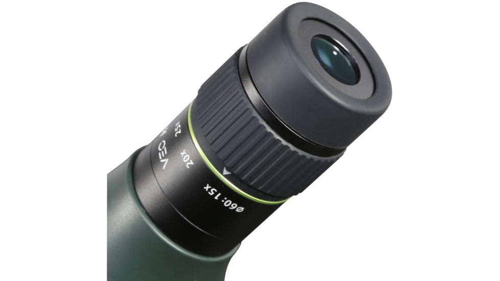 Vanguard 20-60x80 Spotting Scope, BaK4 Roof, Angled, Green, VEO HD 80A