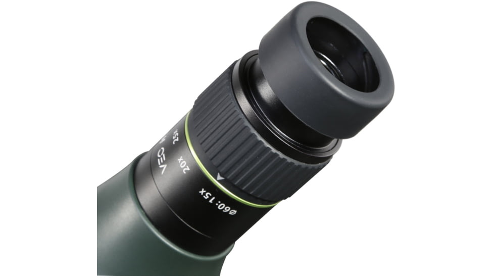 Vanguard 20-60x80 Spotting Scope, BaK4 Roof, Angled, Green, VEO HD 80A