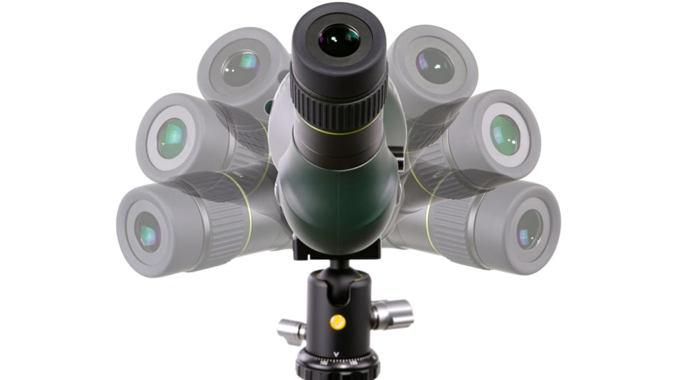 Vanguard 20-60x80 Spotting Scope, BaK4 Roof, Angled, Green, VEO HD 80A
