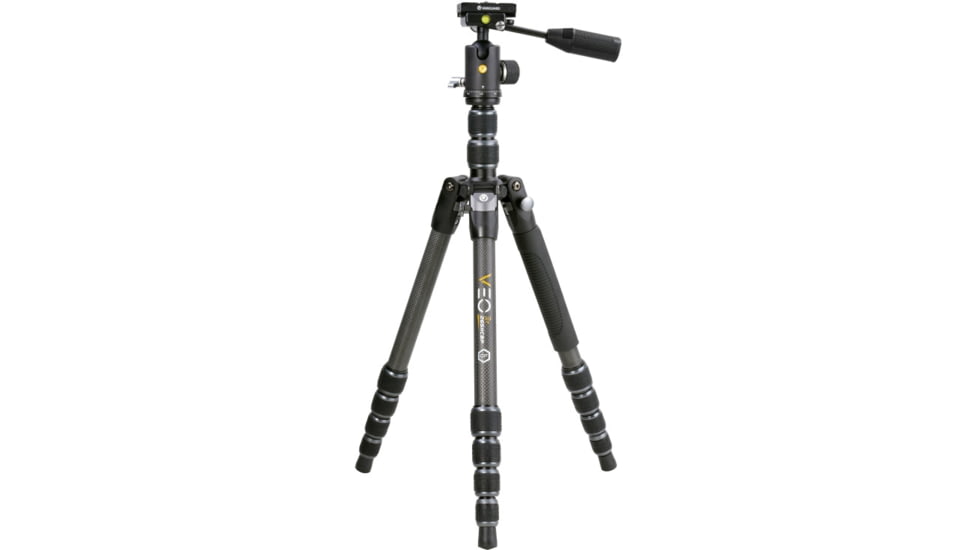 Vanguard 265HCPB 4 in 1 Tripod w/ Ball Head, Pan Handle, Monopod, Black, VEO3T265HCBP
