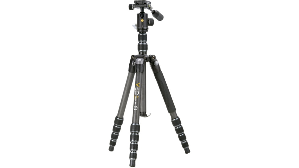 Vanguard 265HCPB 4 in 1 Tripod w/ Ball Head, Pan Handle, Monopod, Black, VEO3T265HCBP