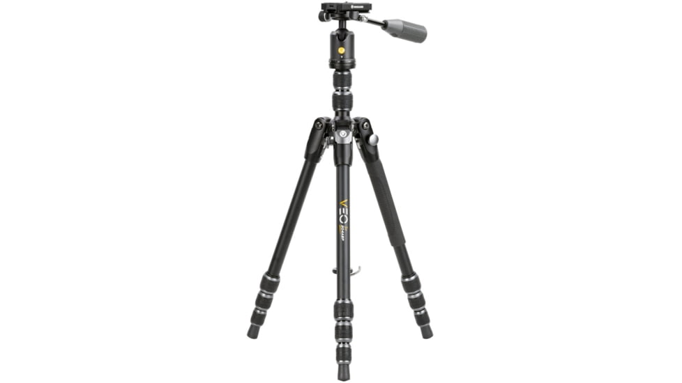 Vanguard Aluminum 4 in 1 Tripod w/ Ball Head, Pan Handle, Monopod, 204 ABP, Black, VEO3T204ABP